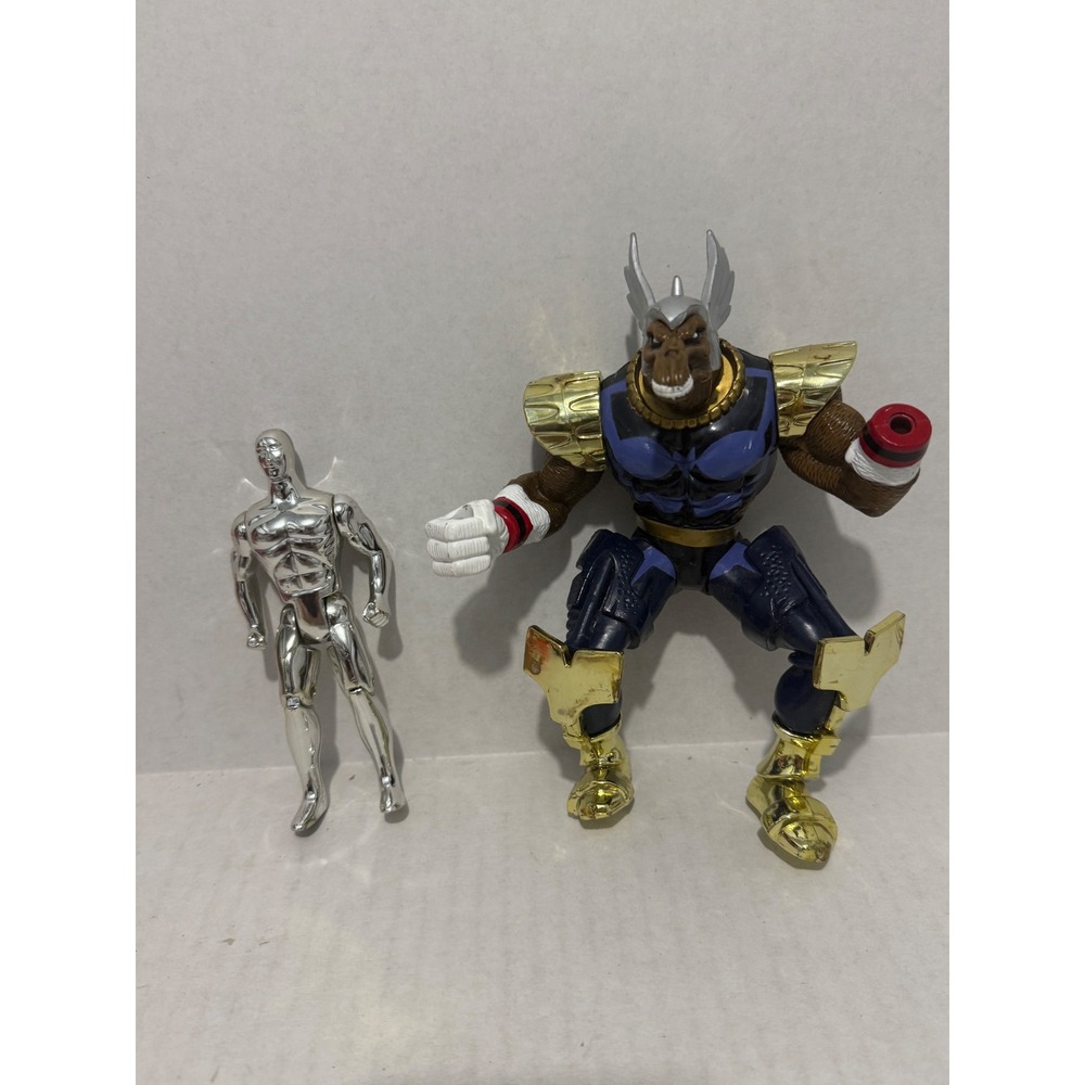 Vintage Toy Biz Silver Surfer Beta Ray Bill Action Figure Lot 1992 1997 Marvel